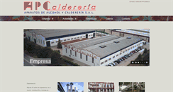 Desktop Screenshot of apcaldereria.com