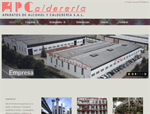 Tablet Screenshot of apcaldereria.com